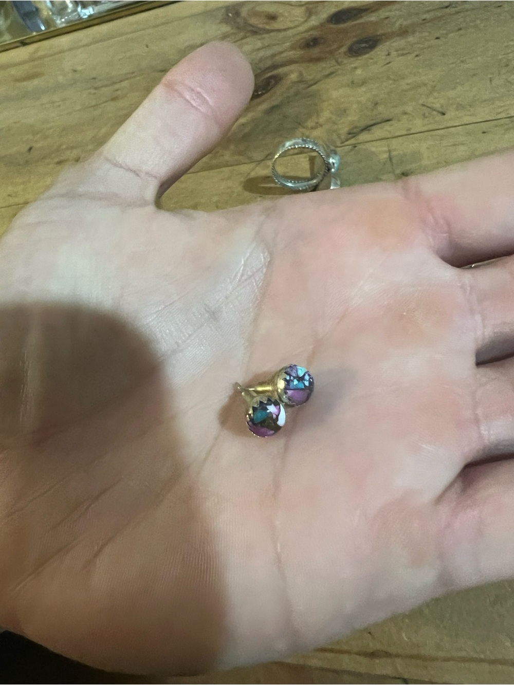 Dahlia stud earrings